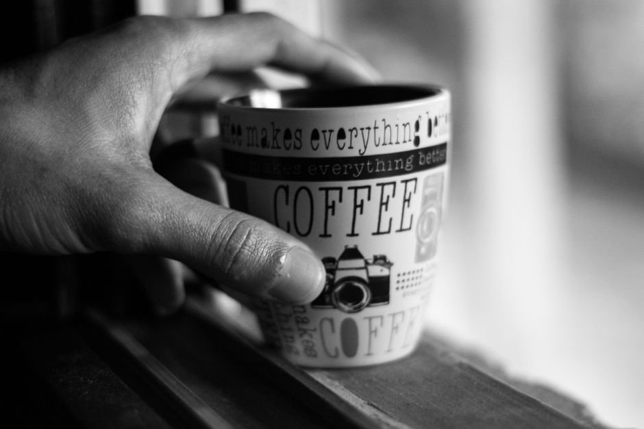 coffee mug window light