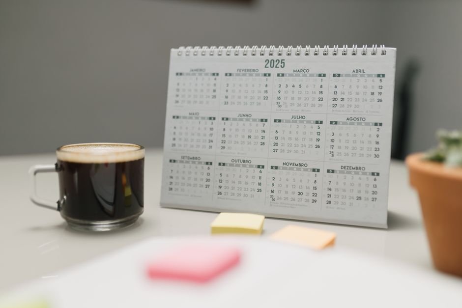 calendar morning routine